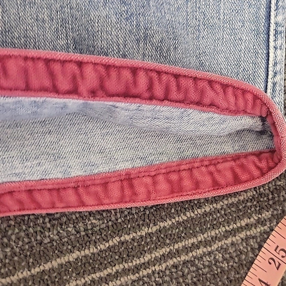 Y2K Blue Jean Pencil Skirt Tommy Hilfiger-Size Med.(vintage Check measurements) - Picture 12 of 13